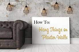 Whether it is painting a room, hanging a television, or decorating a room with fresh artwork. How To Hang Things On Plaster Walls The Craftsman Blog
