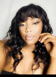 18 inch Body Wave Human Hair With Bang Hair loss products