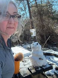 Thank you for feeding the animals in the rain