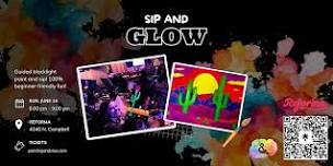 Blacklight Paint and Sip Party at Reforma