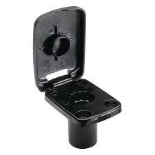 It accepts a 1/4 tube to carry splash water to the bilge. Flush Mount Rod Holder By Attwood Part No 5022 7 Canada Canadian Dollars
