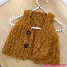 Ev Duzenleme Baby Knitting Patterns Bebek Yelek Orgu