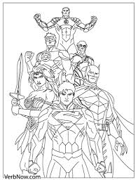 Green lantern coloring pages are a fun way for kids of all ages to develop creativity, focus, motor skills and color recognition. Free Justice League Coloring Pages For Download Pdf Verbnow