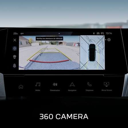 The new Peugeot 408 is for more than just a drive, with a 1.6L turbo engine  delivering 215 hp, a 360° camera, adaptive cruise control, blind spot  detection, lane keep assist, and