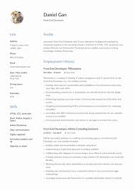 How to properly stand out with your front end developer resume in 2021 what is the main difference between a bad front end dev resume and a great one Front End Developer Resume Sample Of Front End Developer Resume Template Beautiful Guide Front End Developer Resume 12 Samples Pdf Free Templates