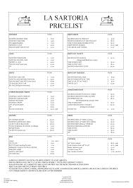 Bride & alter, the sister company of design & alter, is one of london's leading wedding dress and bridal alterations services, based in battersea. Sewing Alterations Price List Uk