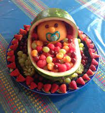 Fruit Platter For Baby Shower Obst Party Obstplatten Essen Fur Babyparty