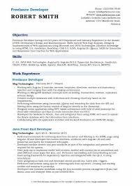 Do you need the best self employed resume? Freelance Developer Resume Samples Qwikresume