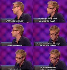 8 Out Of 10 Cats Does Countdown Jon Richardson Leaves I Will Watch A Harry Potter Film When On Tv Literally Just To Do This After Hearing It On The Russell Howard Jon R Russell Howard British Humor Mock The
