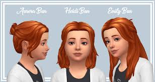 Sims 4 maxis match cc). Stephanine Sims Aurora Heidi And Emily Buns For Kids Okay I Lied I Have A Few More Hair Conversions I Want To S Sims 4 Children Sims Hair Sims 4 Toddler