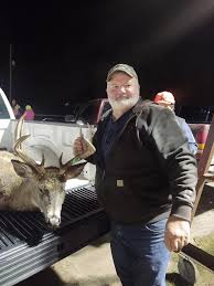 This nice 9 point joined us tonight at the Marion Springs Buck Pole! Denny  Crim was happy with his harvest! #marionspringsbuckpole