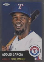 Adolis Garcia 2023 Topps Chrome Platinum Orange Refractor /25 #309 Texas  Rangers