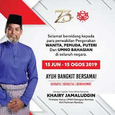 Minister of science, technology and innovation. Selamat Bersidang Buat Semua Khairy Jamaluddin Facebook