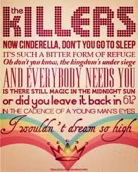 Pin On Killer S Song Lyrics