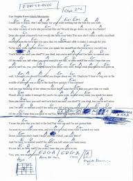 You Oughta Know Alanis Morisette Guitar Chord Chart Capo 2nd Fret Guitar Chord Chart You Oughta Know Guitar Chords