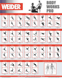 abiding total body gym workout chart total gym exercise