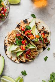 Chipotle chicken tacos are simple to make and taste delicious! Instant Pot Chipotle Honey Chicken Tacos Plays Well With Butter