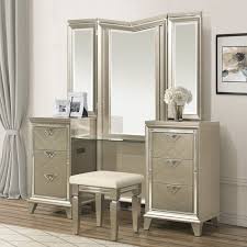 Bijou Vanity Dresser W Mirror And Led