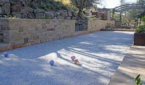 Bocce ball is an old italian lawn game traditionally played on a flat surface covered with sand or short grass and contained within a wooden border. Best Bocce Court Materials Low Discounted Prices