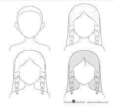 How to draw anime basic anatomy (anime drawing tutorial for beginners). How To Draw Anime And Manga Hair Female Animeoutline