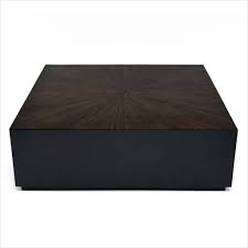 A neat idea but i can't imagine the fish would appreciate if you're in the mood for a modern square coffee table or a contemporary square coffee table, then the william sheppee saddler square coffee. Monoblock Coffee Table Square Ebony Scan Design Modern And Contemporary Furniture Store