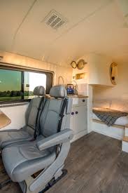 Interior Of Cool Camper Van Conversion At Www Thismovinghouse Co Uk Van Conversion Interior Sprinter Camper Camper Van Conversion Diy