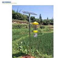 Mini Solar Light Trap Insecticidal Lamp for Greenhouse Outdoor Lawn Garden  Moth