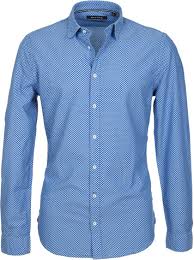 Marc Opolo Shirt Dessin Blue