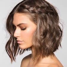 You can even make a messy updo and if you have bangs it will look greater. Boho Wedding Hair Short Wedding Hair Short Hair Styles Prom Hairstyles For Short Hair