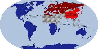 Map Of George Orwell S 1984 Fantasy World Map Map Fantasy Map