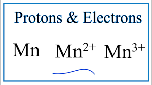 Melting point of manganese is 1244 °c and its the boiling point is 2097 °c. How To Find Protons Electrons For The Mn Mn2 And Mn3 Youtube