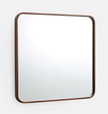 This video was uploaded on 8th july 2016. Square Rounded Solid Walnut Wood Mirror