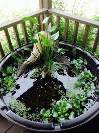 30 Fresh Mini Ponds For Little Garden Ideas Container Water Gardens Small Water Gardens Indoor Water Garden