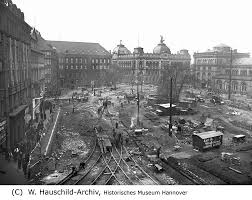 Hannover Umbau Des Ernst August Platzes 1938 Hannover Hannover Bahnhof Historische Fotos