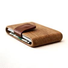Wood Wallets Ippinka Wood Wallet Wallet Leather