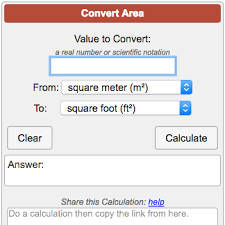 area conversion calculator