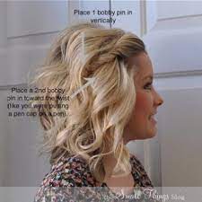 Not Only Is This Hairstyle Great If You Re Growing Out Your Bangs But It Takes 10 Seconds Hair Styles Five Minute Hairstyles Side Twist Hair