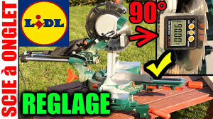 Parkside Scie A Onglet Radiale Pzks 2000 A1 Lidl Probleme Reglage Precision Butee 0 90 Et 45 Youtube
