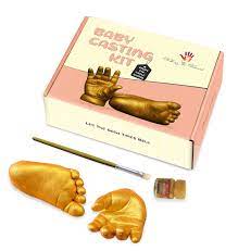 Mold Your Memories 3d Baby Casting Kit Molding Powder For Hand Cast Foot Cast Newborn Baby And Toddler Hand Foot Impression Yellow Amazon In Baby Products
