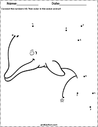 1 50 Learn How To Count 1 10 With These Ocean Animal Themed Dot To Dot Activity Worksheets For Dot Worksheets Preschool Worksheets Ocean Animals Preschool