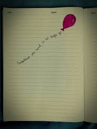 Sometimes You Need To Let Things Go Art Simple Drawing Creative Easy Quote Balloon Cartoon Cute N Easy Drawings Cute Easy Drawings Simple Doodles