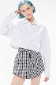 Urban Renewal Recycled Cropped Button Down Shirt Urban Outfitters Vintage Clothes Women Clothes For Women Buttom Down Shirts