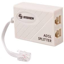 Asymmetric digital subscriber line (adsl) is a type of digital subscriber line (dsl) technology, a data communications technology that enables faster data transmission over copper telephone lines. Filtro Telefonico Adsl 2 Para Conexion A Internet En Venta Steren Tienda En Linea