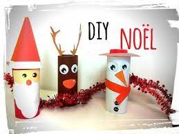 Il est souvent conditionné en rouleaux. Activite Manuelle Noel 3 Diy Rouleaux Papier Toilette Youtube