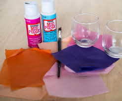 Stained Glass Votive Candle Holders