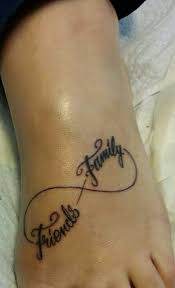 Family tattoos can be truly beautiful. Infinity First Tattoo Family Friends 4 Ever Tattoos Family First Tattoo First Tattoo