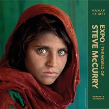 Steve Mc Curry, Born 1950 Philadelphia, Photojournalist, most Famous for  Photo ' Afghan Girl ' ,June 1985
