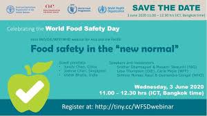 The theme of world food safety day this yeat is: World Food Safety Day Oie Asia