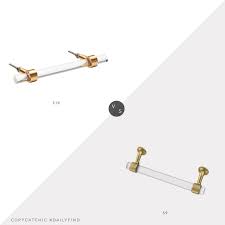 Treat your en suite to modern bathroom hardware. Daily Find Cb2 Brass And Acrylic Handle Copycatchic