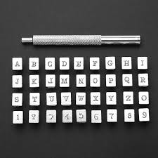 Punches 36x Letter Number Stamp Punch Steel Metal Leather Craft Tool Alphabet 3mm Home Garden Vibranthns Lk